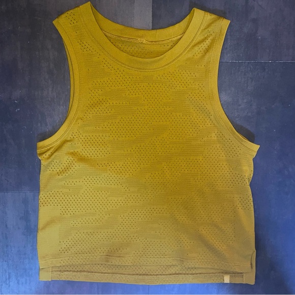 Lululemon Train to Be Tank Top Gold Spice Camo 0 - Picture 2 of 7